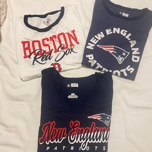 New England Patriots Red Sox Women’s sports T-shirt’s